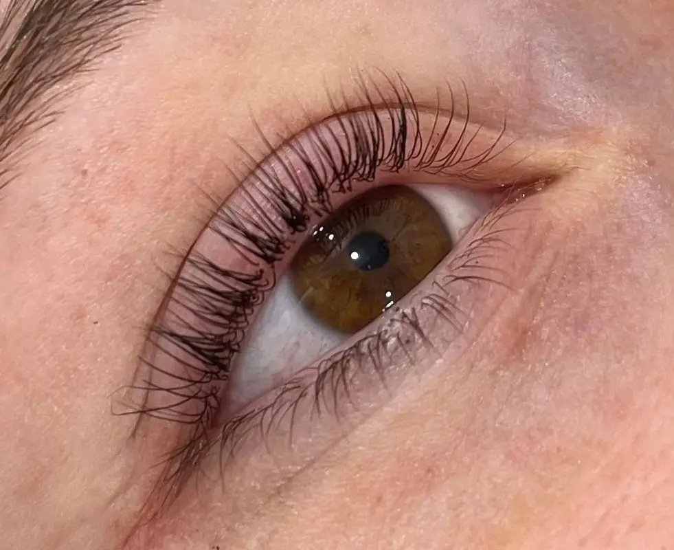 Rehaussement de cils + teinture